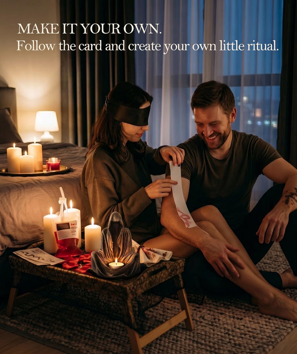 Gothic Halloween Date Night Box for Couples, Guided Date Night Experience